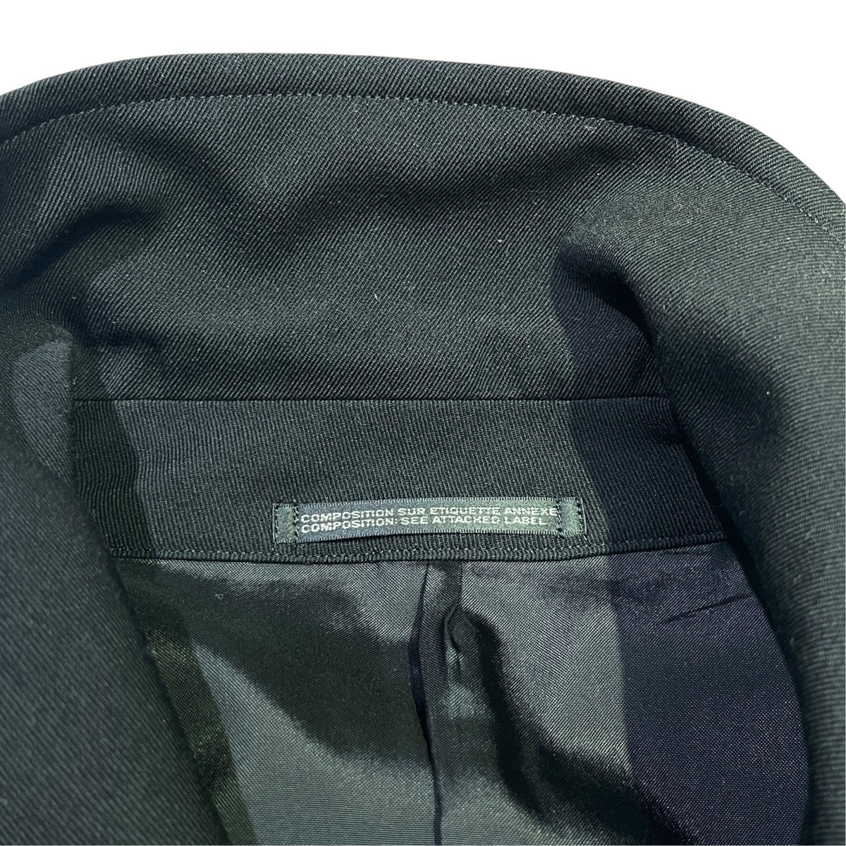 Yohji Yamamoto COSTUME D’HOMME ウールギャバステンカラーロングコートHN-C80-150 古着・中古-7枚目のアイテム画像