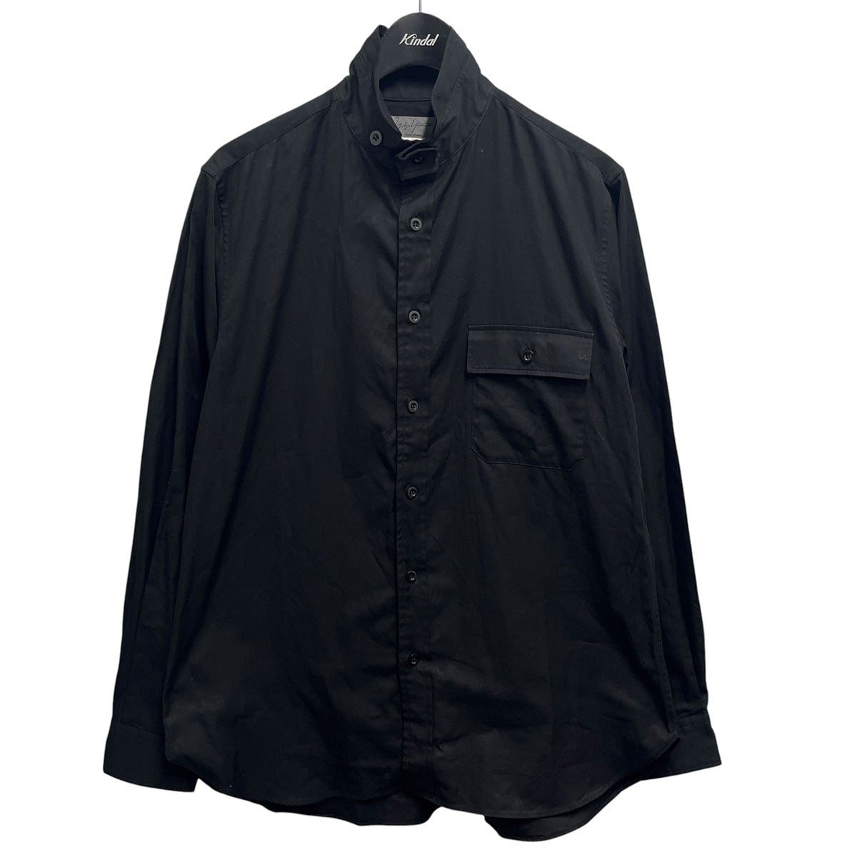 Yohji Yamamoto pour homme ブロード長袖シャツHZ-B21-025 古着・中古-1枚目のアイテム画像