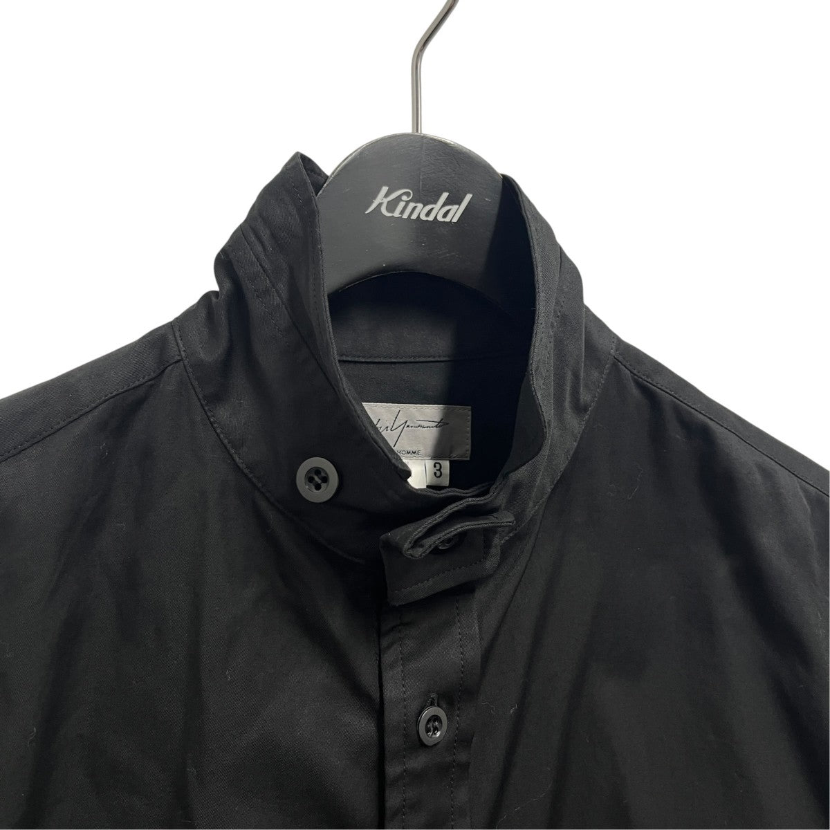 Yohji Yamamoto pour homme ブロード長袖シャツHZ-B21-025 古着・中古-4枚目のアイテム画像