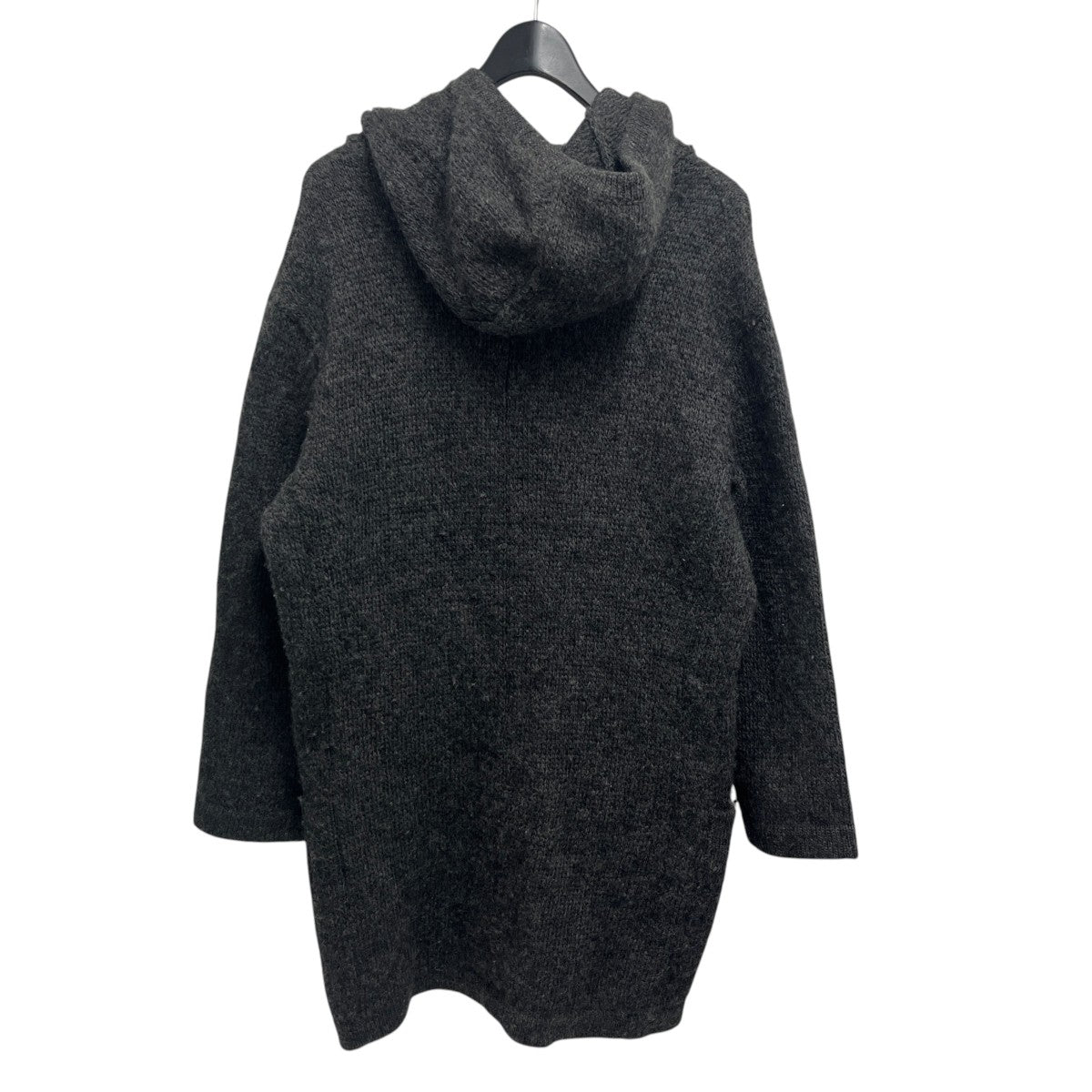 Yohji Yamamoto pour homme ローゲージフーデッドウールカーディガンコートHC-K14-183 古着・中古-2枚目のアイテム画像