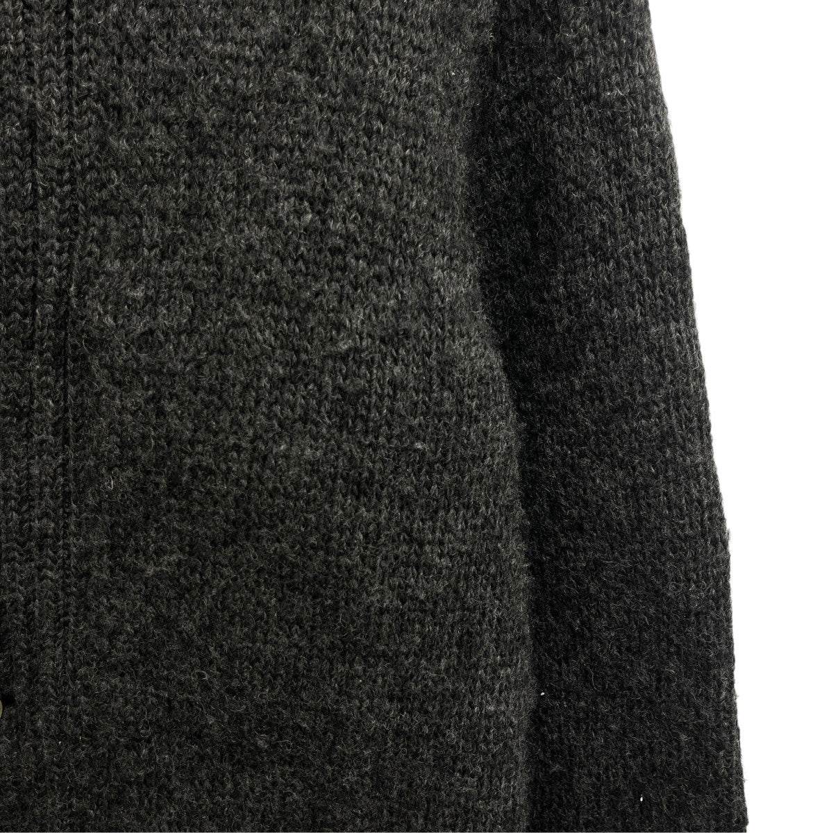 Yohji Yamamoto pour homme ローゲージフーデッドウールカーディガンコートHC-K14-183 古着・中古-3枚目のアイテム画像