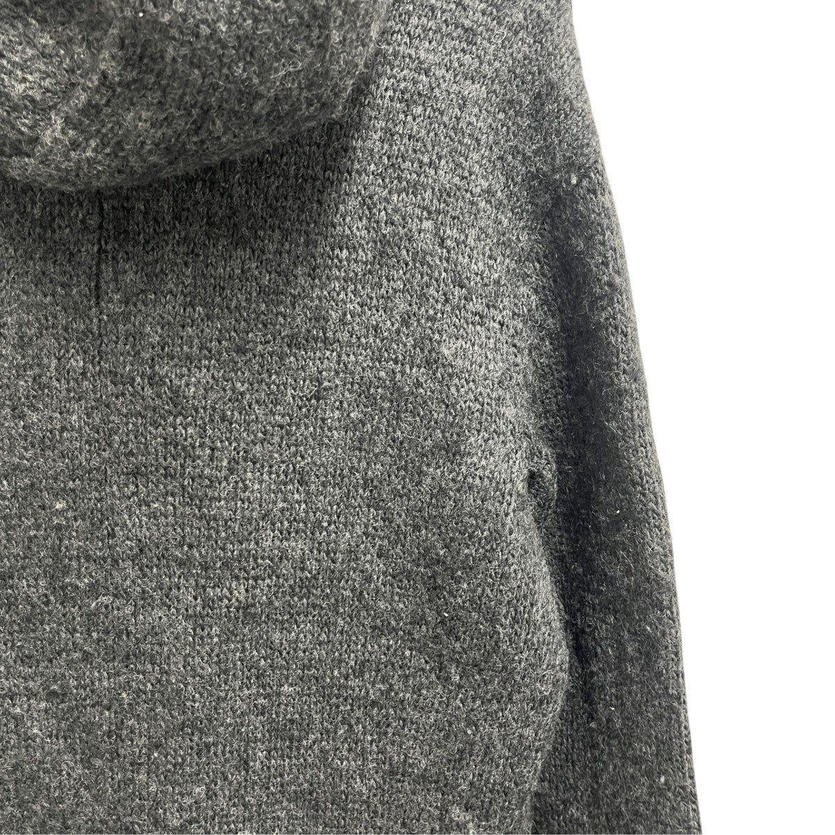 Yohji Yamamoto pour homme ローゲージフーデッドウールカーディガンコートHC-K14-183 古着・中古-7枚目のアイテム画像