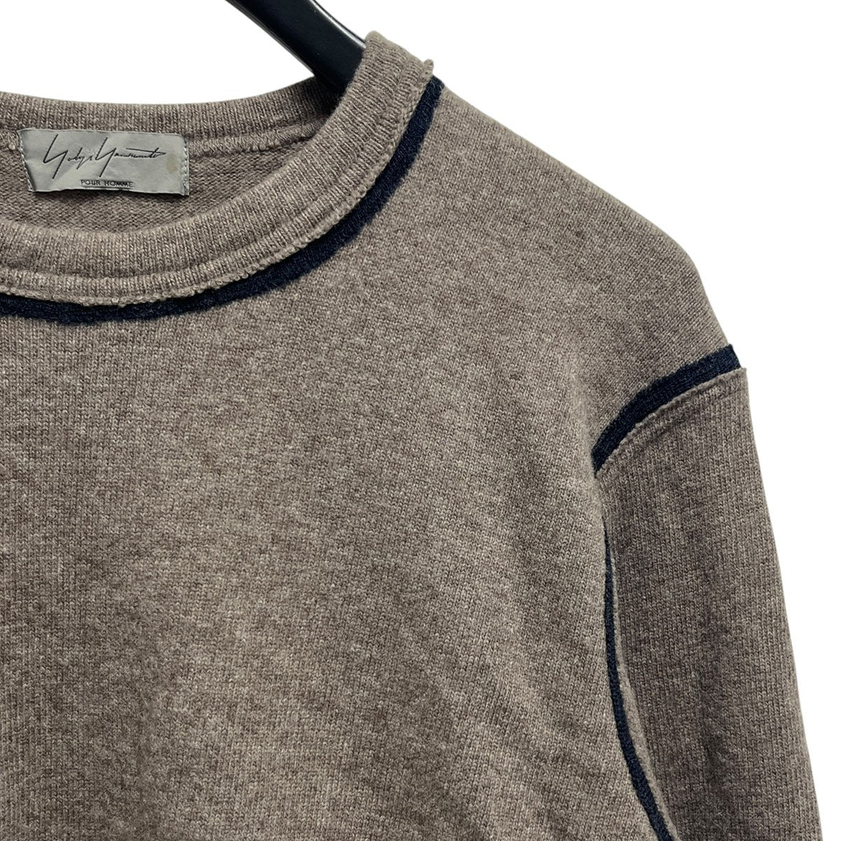 Yohji Yamamoto pour homme ウールキリカエセーターHP-T36-172 古着・中古-3枚目のアイテム画像