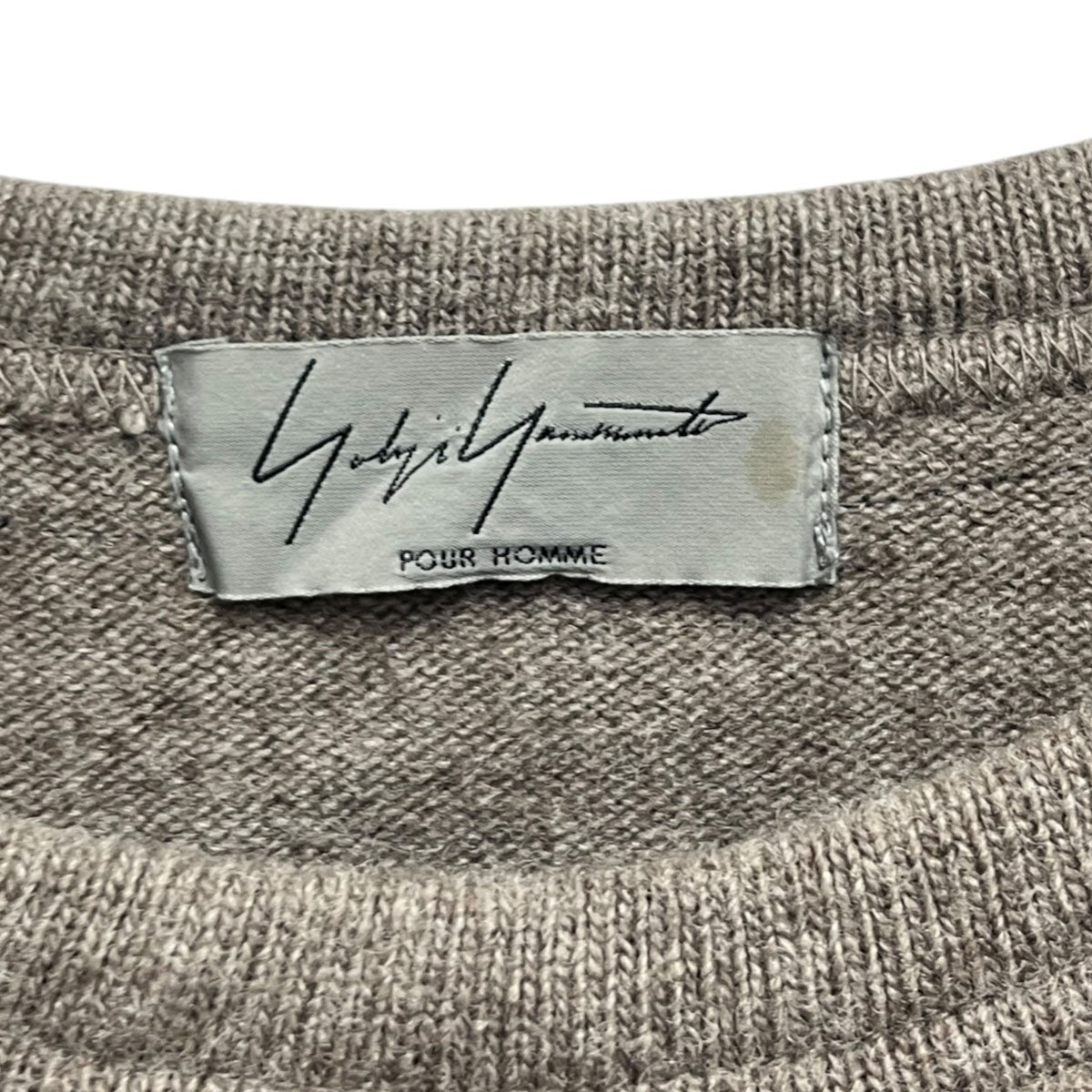 Yohji Yamamoto pour homme ウールキリカエセーターHP-T36-172 古着・中古-4枚目のアイテム画像