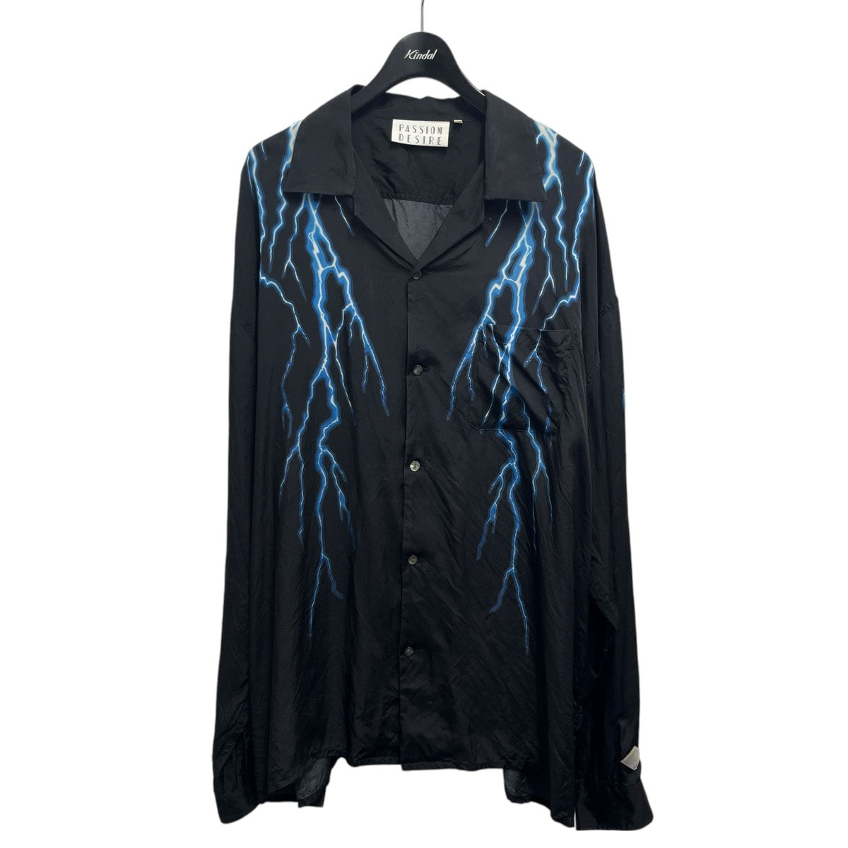 el conductorH PRO OPEN COLLAR SHIRT LIGHTNING オープンカラーシャツPD21AS02 古着・中古-3枚目のアイテム画像