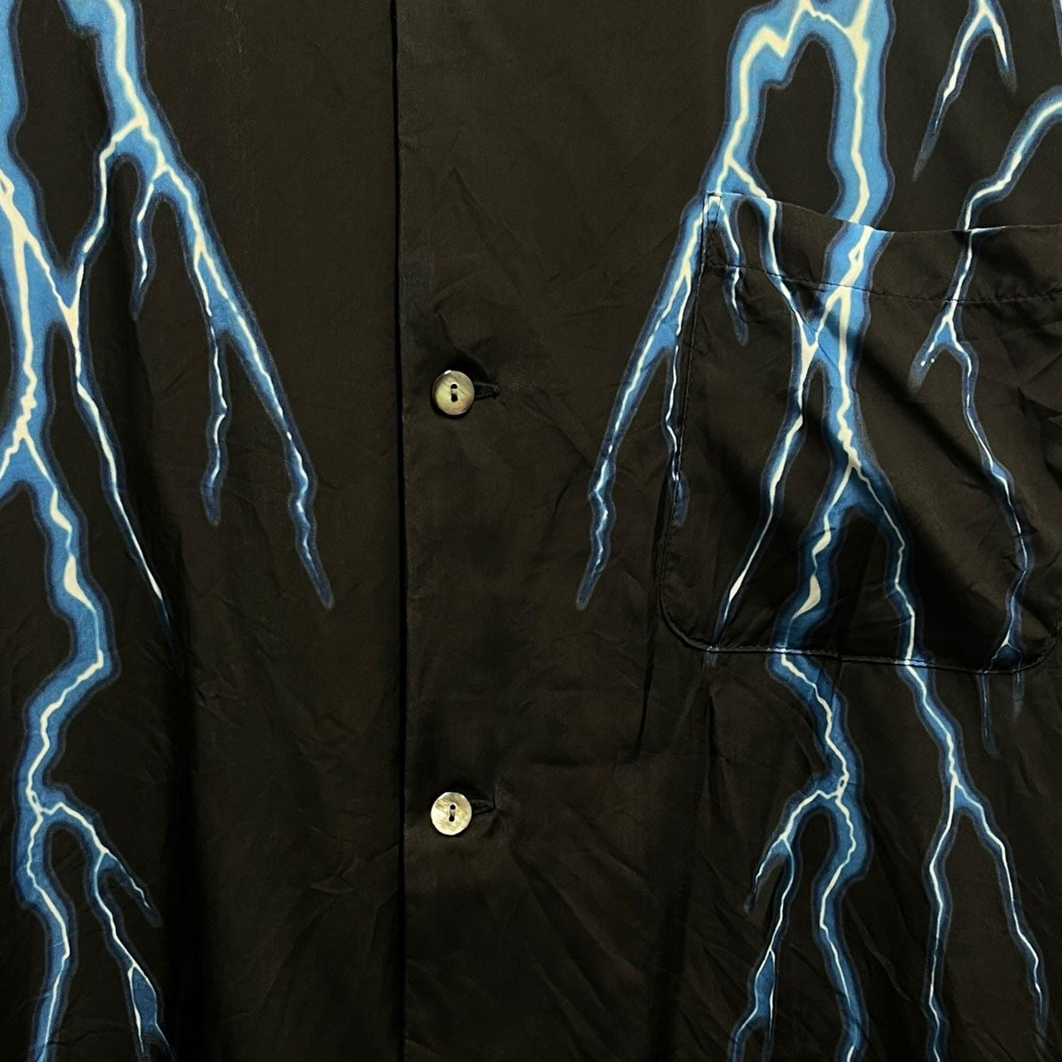 el conductorH PRO OPEN COLLAR SHIRT LIGHTNING オープンカラーシャツPD21AS02 古着・中古-4枚目のアイテム画像