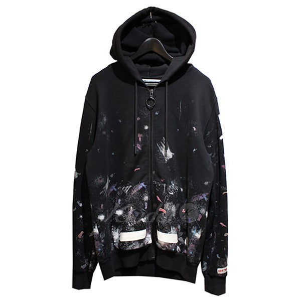 OFF WHITE(オフホワイト) 17AW Diag Galaxy Brushed Over HOODIE ...