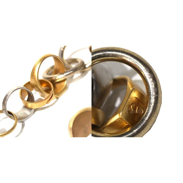 sacai(サカイ) 20AW Ring Chain Necklace リングチェーン ネックレス ロゴ入り アクセサリー