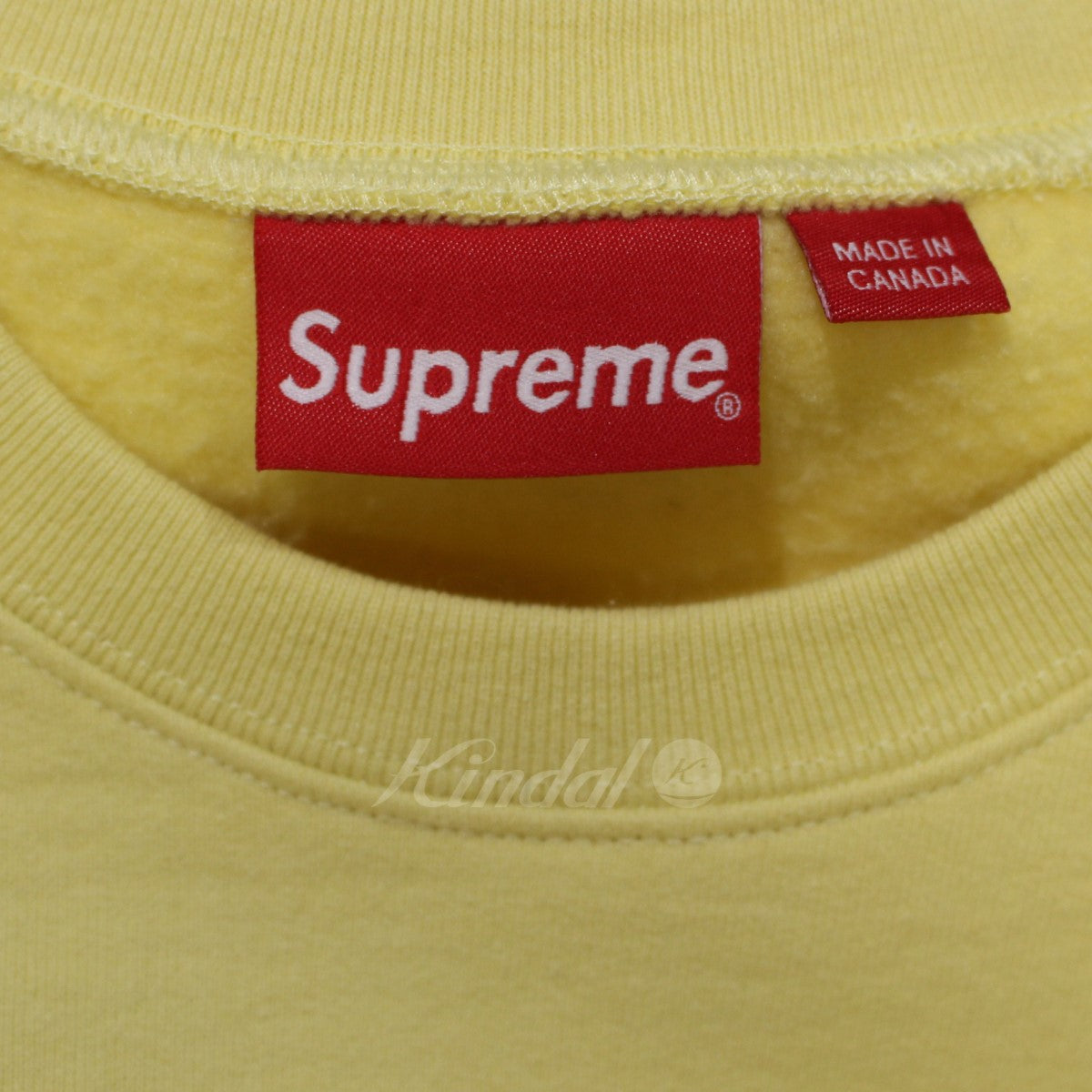 Supreme(シュプリーム) 22AW Box Logo Crewneck ボックスロゴ クルーネック トレーナー イエロー サイズ L｜【公式】カインドオルオンライン  ブランド古着・中古通販【kindal】