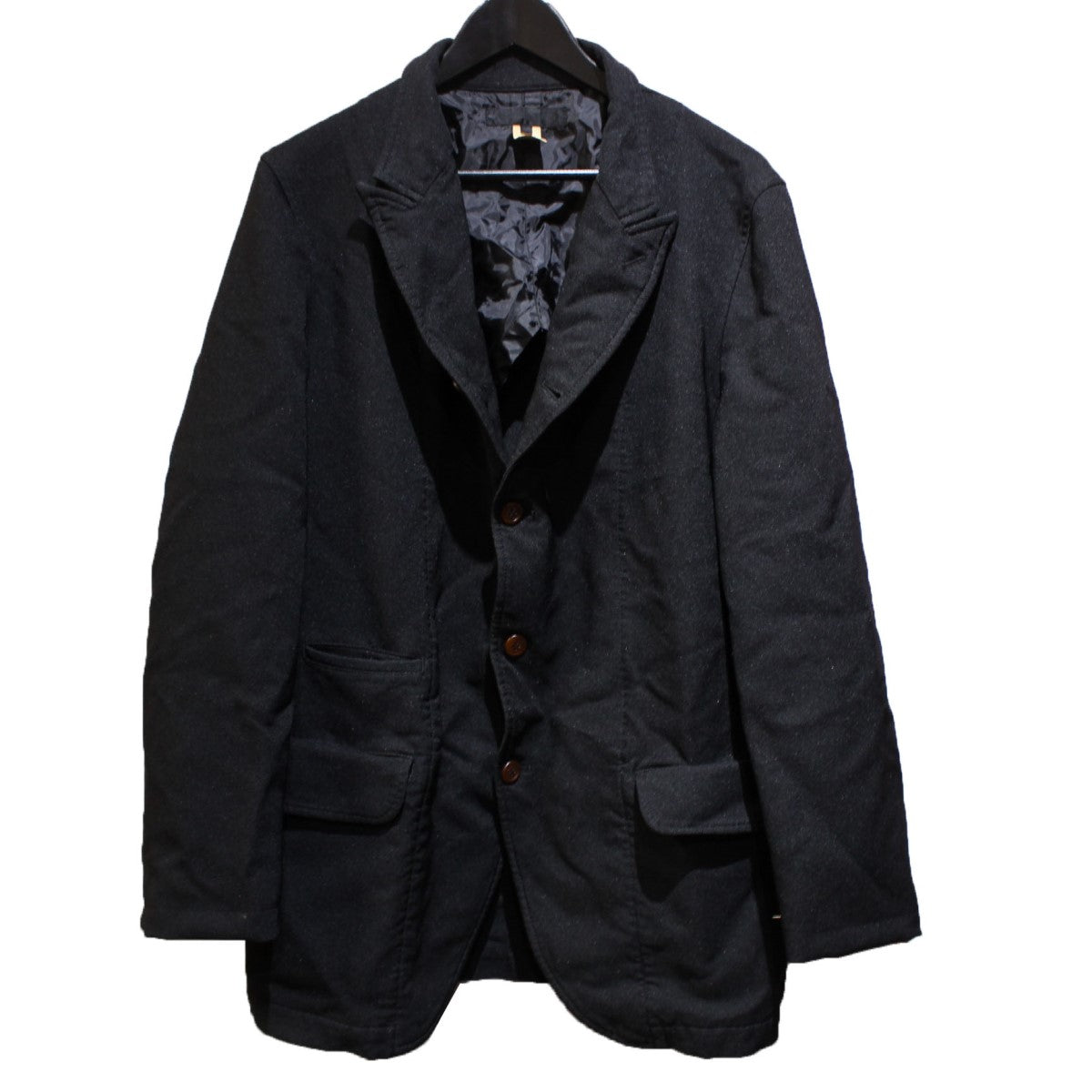 23SS WASHED POLYESTER JACKET ウォッシュ テーラード ジャケット