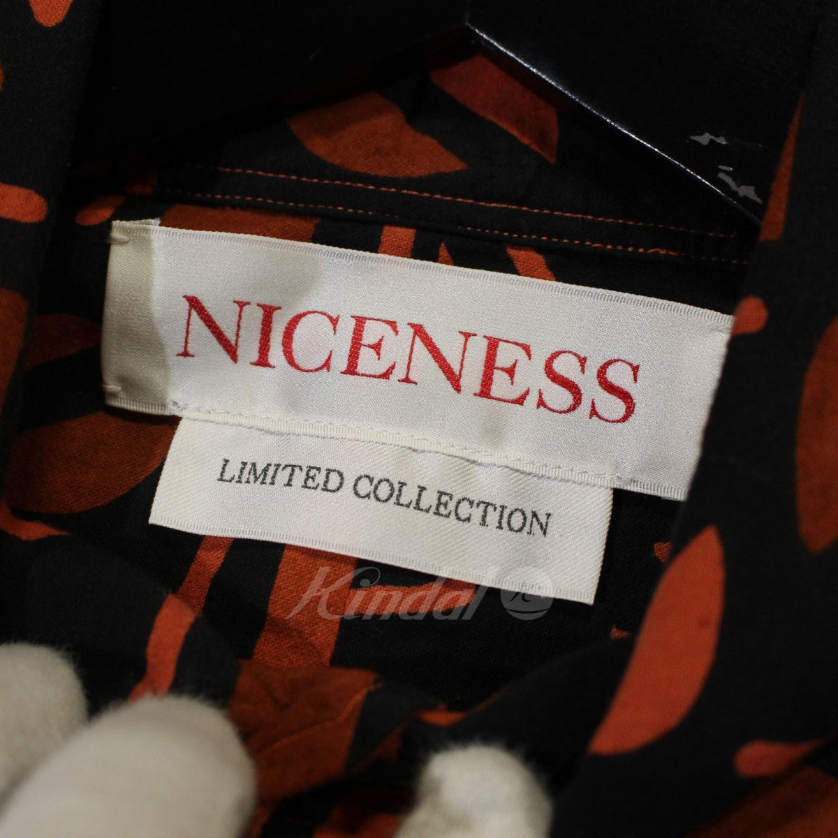 NICENESS(ナイスネス) 23SS HARTLEY インディアコットン 切り替えシャツ Limited ロングシャツ