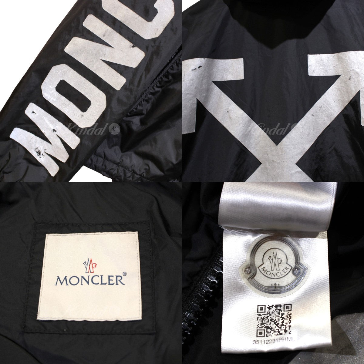 MONCLER OFF WHITE(モンクレール オフホワイト) 17SS GANGUI ロゴ ...