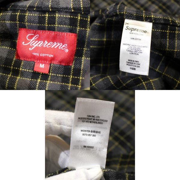 SUPREME(シュプリーム) 22SS Mini Plaid Hooded Shirt プレイドコットンフランネルフーディーシャツ ネイビー サイズ  13｜【公式】カインドオルオンライン ブランド古着・中古通販【kindal】