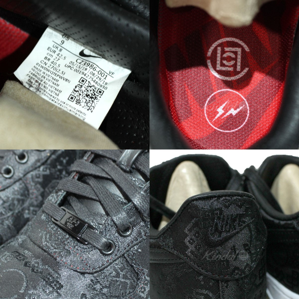 Fragment × CLOT × Nike AIR FORCE 1 LOW エアフォース ローカット ...