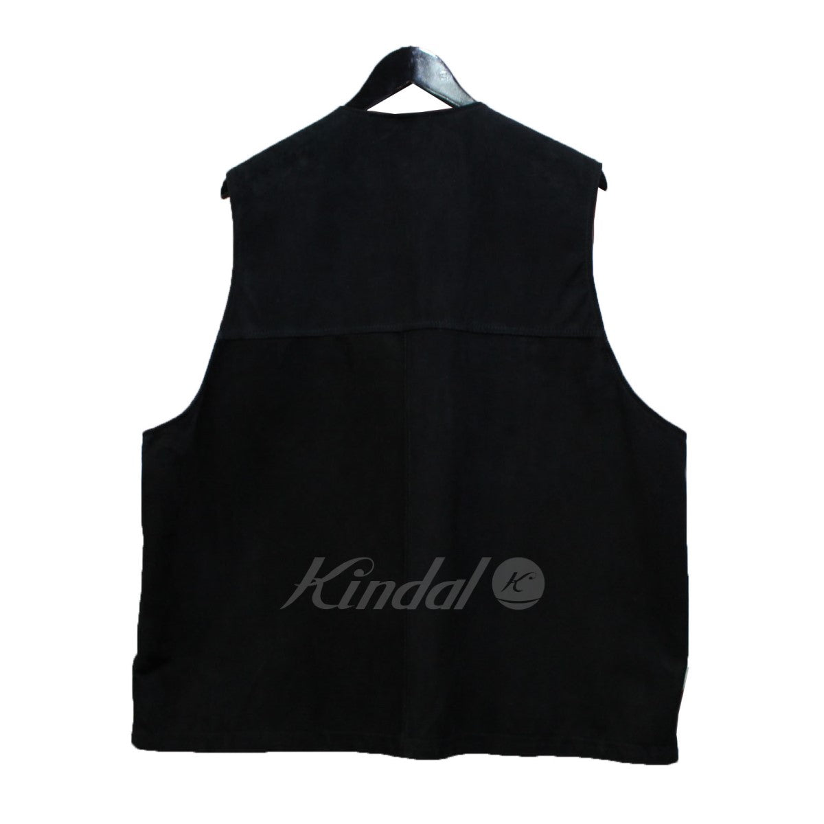 CCU(シーシーユー) 23AW NOAH SPORTS VEST -BLACK ノア スウェード ベスト