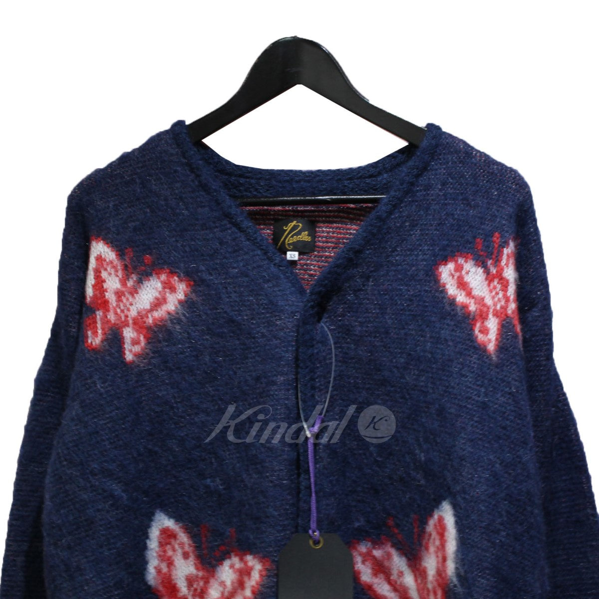 FREAK’S STORE×Needles(FREAK’S STORE×ニードルズ フリークスストア) 23AW 別注 Mohair  Cardigan-Papillon モヘヤカーディガン パピヨン