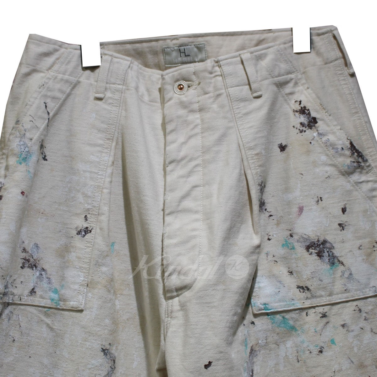 23AW Backsatin splash Utilitypants ユーティリティパンツ