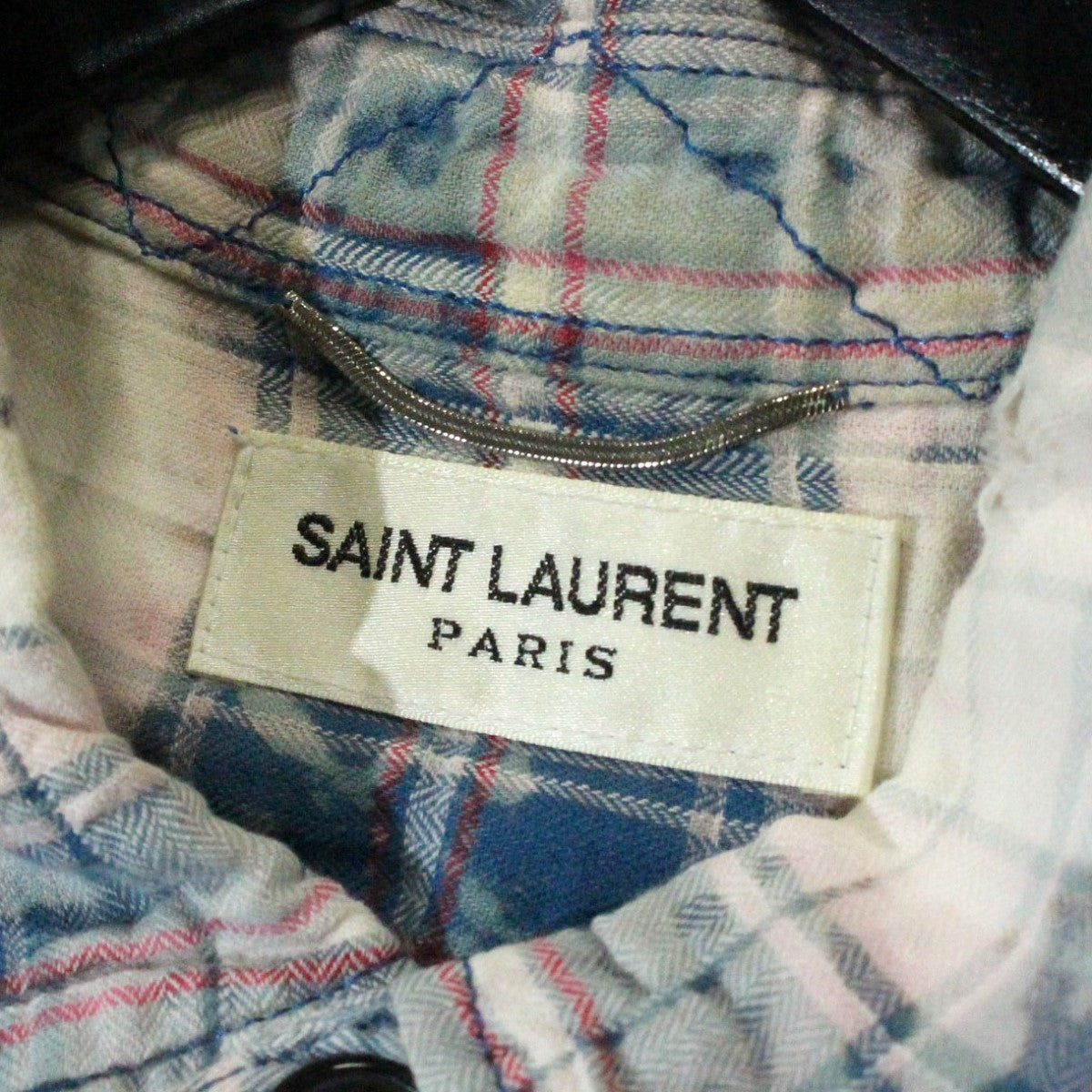 SAINT LAURENT PARIS(サンローランパリ) 16SS Gradient Plaid Shirt ...
