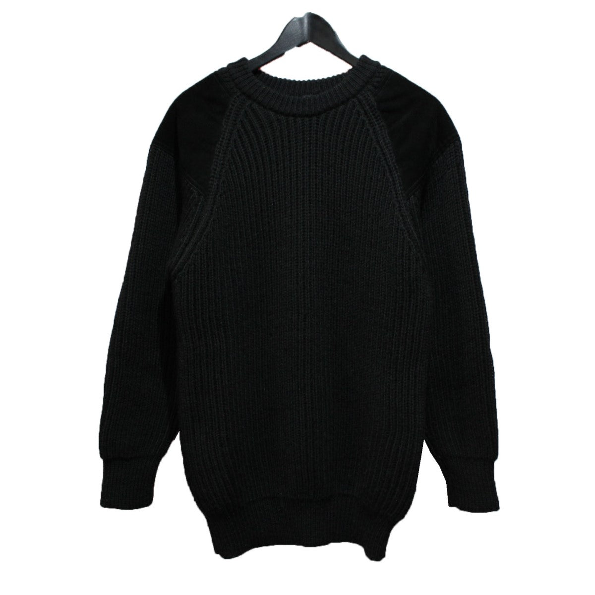 COMOLI(コモリ) 18AW BLACK SHEEP別注 GUN PATCH KNIT ガンパッチニット