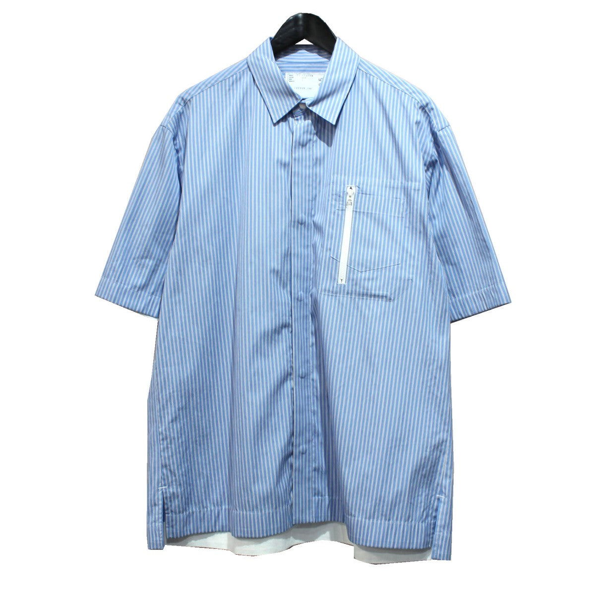 sacai(サカイ) 24SS Cotton Poplin Shirt コットン ポプリンシャツ ストライプ 24-03405M ブルー サイズ  2｜【公式】カインドオルオンライン ブランド古着・中古通販【kindal】