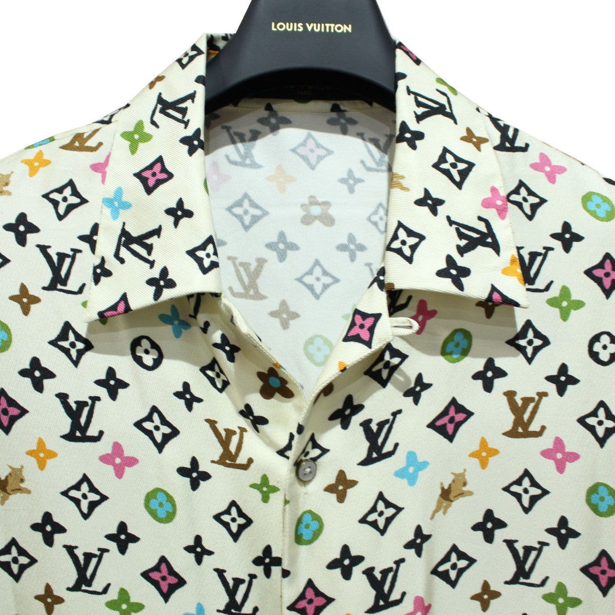 LOUIS VUITTON(ルイヴィトン) 24AW モノグラムプリントショートスリーブシルクシャツ