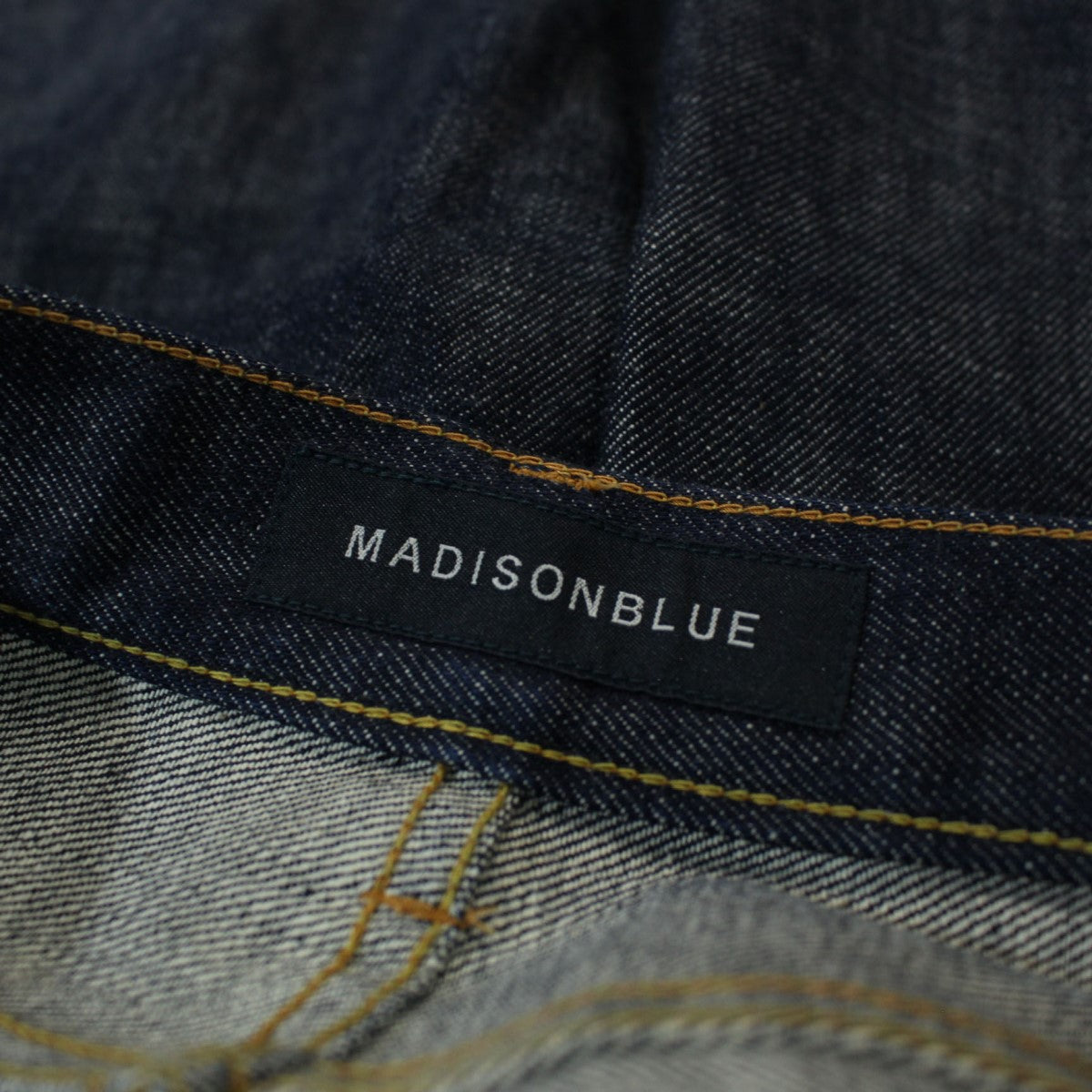 MADISON BLUE(マディソンブルー) HEM CUT OFF STRAIGHT D／DENIM MNS カットオフ デニム パンツ  MB999-3006M インディゴ サイズ L｜【公式】カインドオルオンライン ブランド古着・中古通販【kindal】