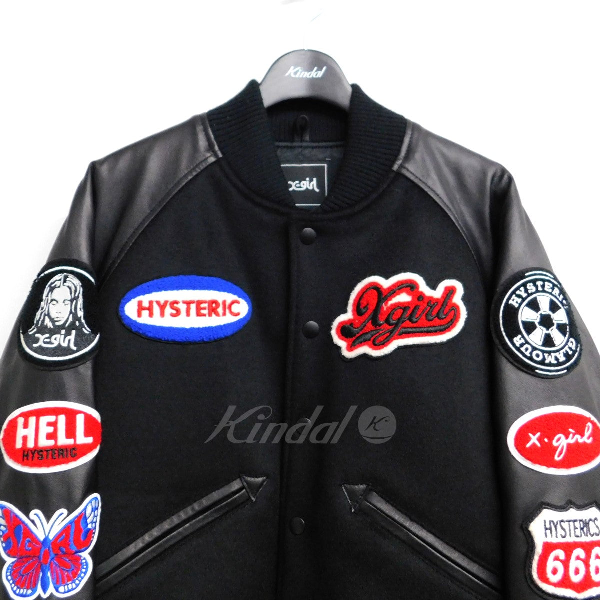 HYSTERIC GLAMOUR × X-girl X-girl25周年記念 VARSITY JACKET