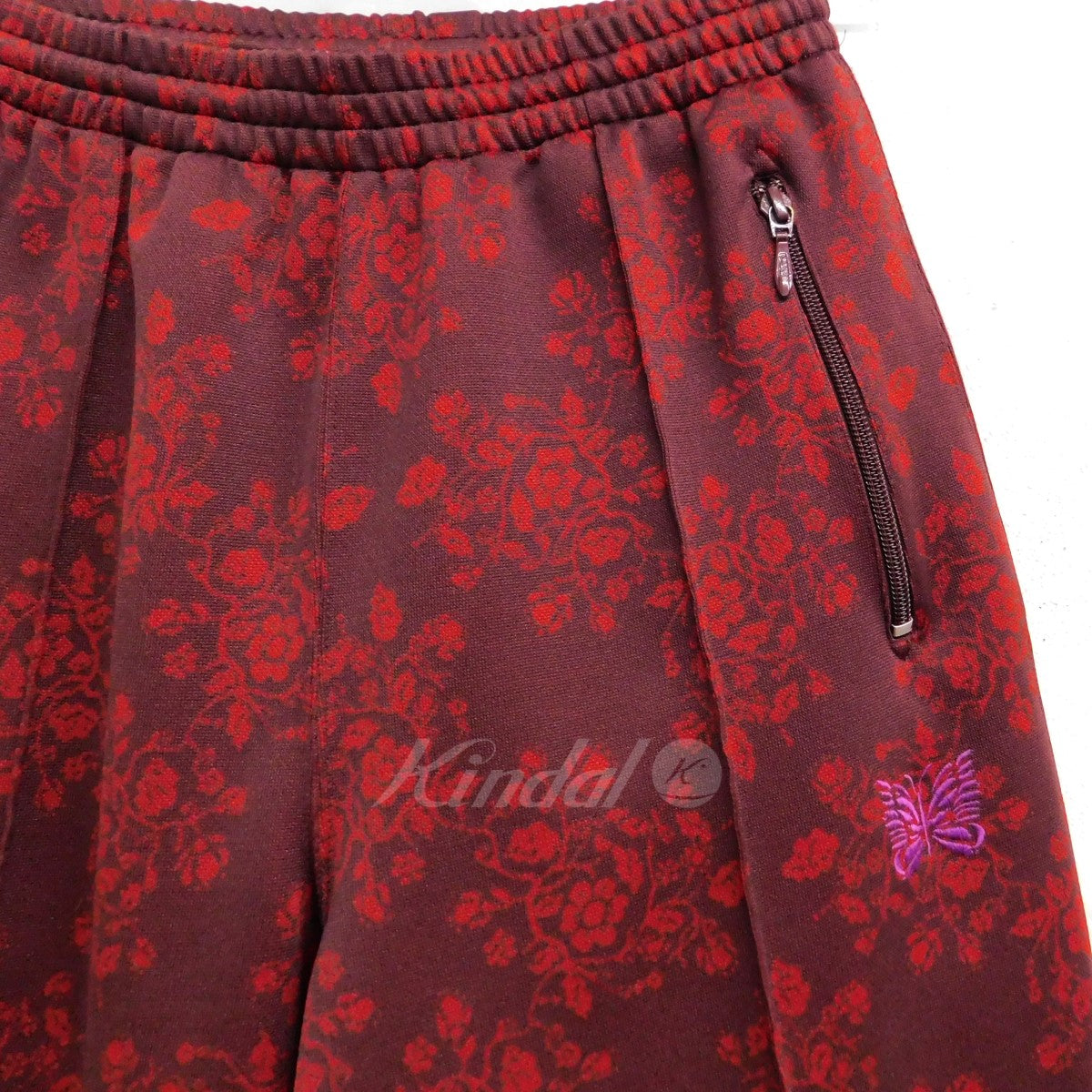 Needles(ニードルス) Straight Track Pants Poly Jacquard Flower 花柄パンツ