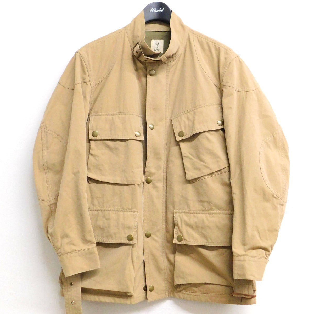 SCYE(サイ) UA別注 SPECIAL GABARDINE MOTO JAKCET モトジャケット 1115-63887 ベージュ サイズ  13｜【公式】カインドオルオンライン ブランド古着・中古通販【kindal】