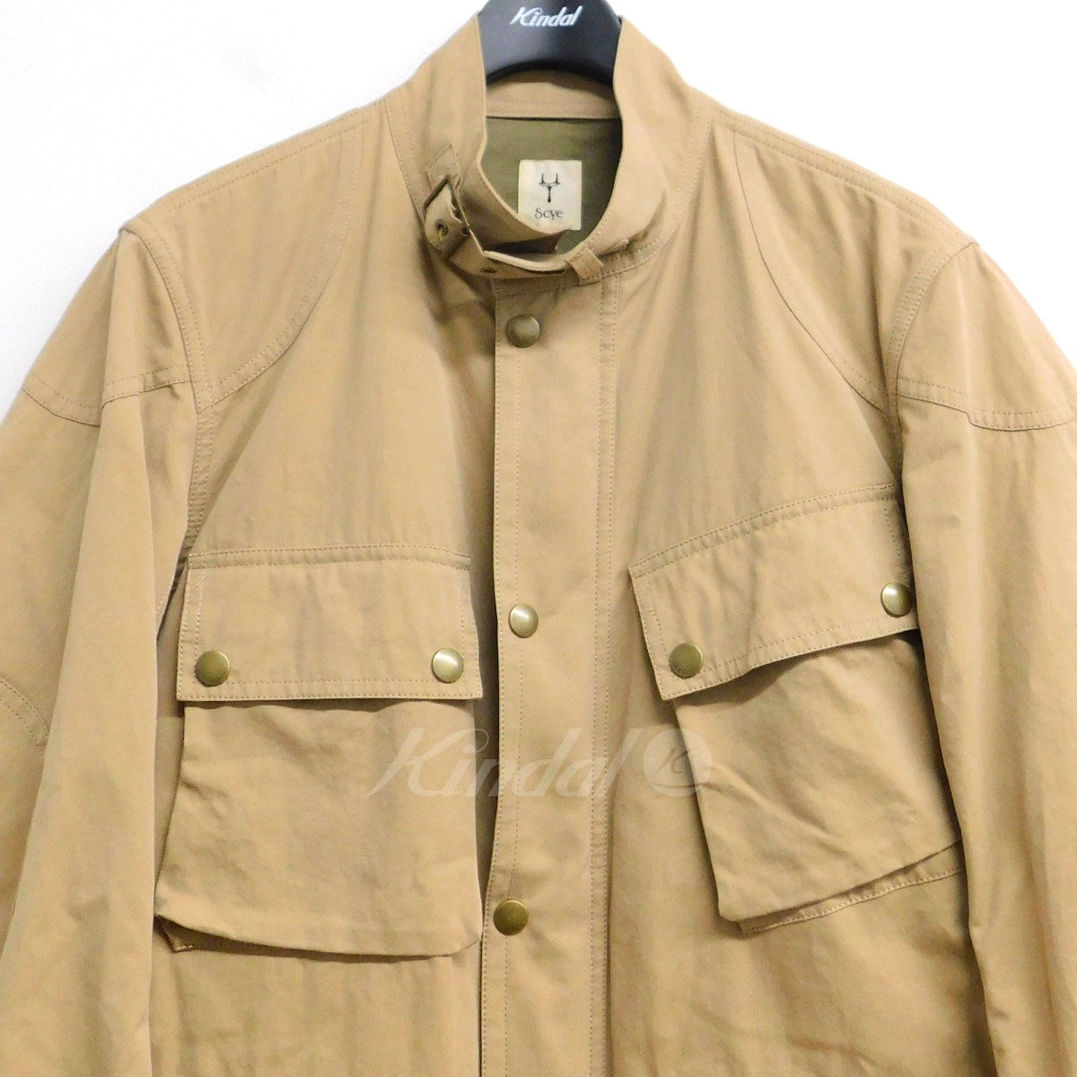 SCYE(サイ) UA別注 SPECIAL GABARDINE MOTO JAKCET モトジャケット 1115-63887 ベージュ サイズ 38｜【公式】カインドオルオンライン  ブランド古着・中古通販【kindal】