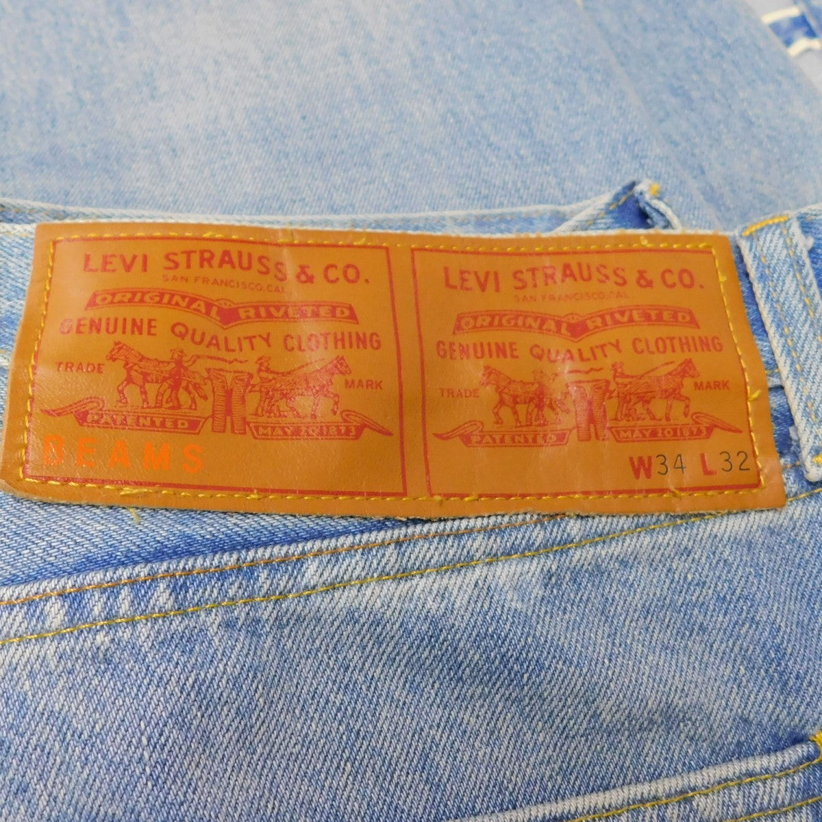 BEAMS ×LEVI'S 2024SS SUPER WIDE ジーンズ デニムパンツ A8426-0000