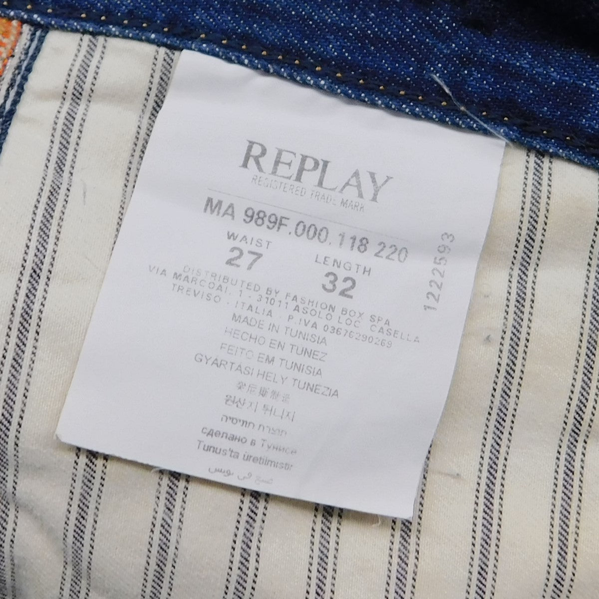 Lenrick Jeans MA989F デニムパンツ