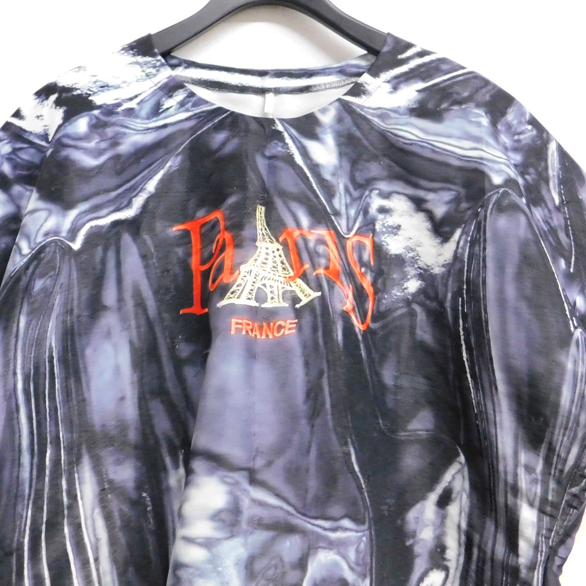 【関税込み】doublet ブラック Mirage Tシャツ doublet(ダブレット) MIRAGE PRINTED ダメージ加工Tシャツ