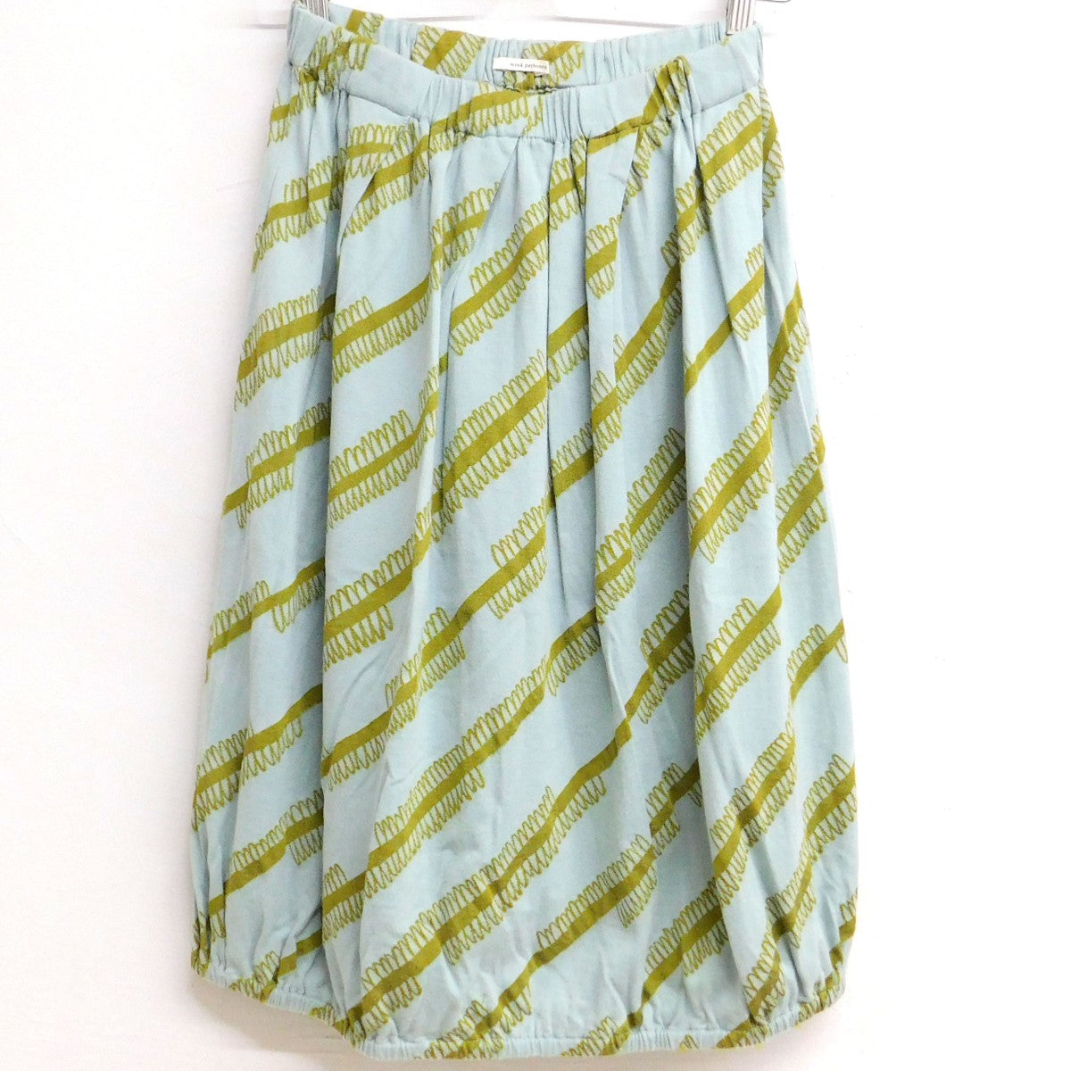 en route カットジャガードバルーンスカート