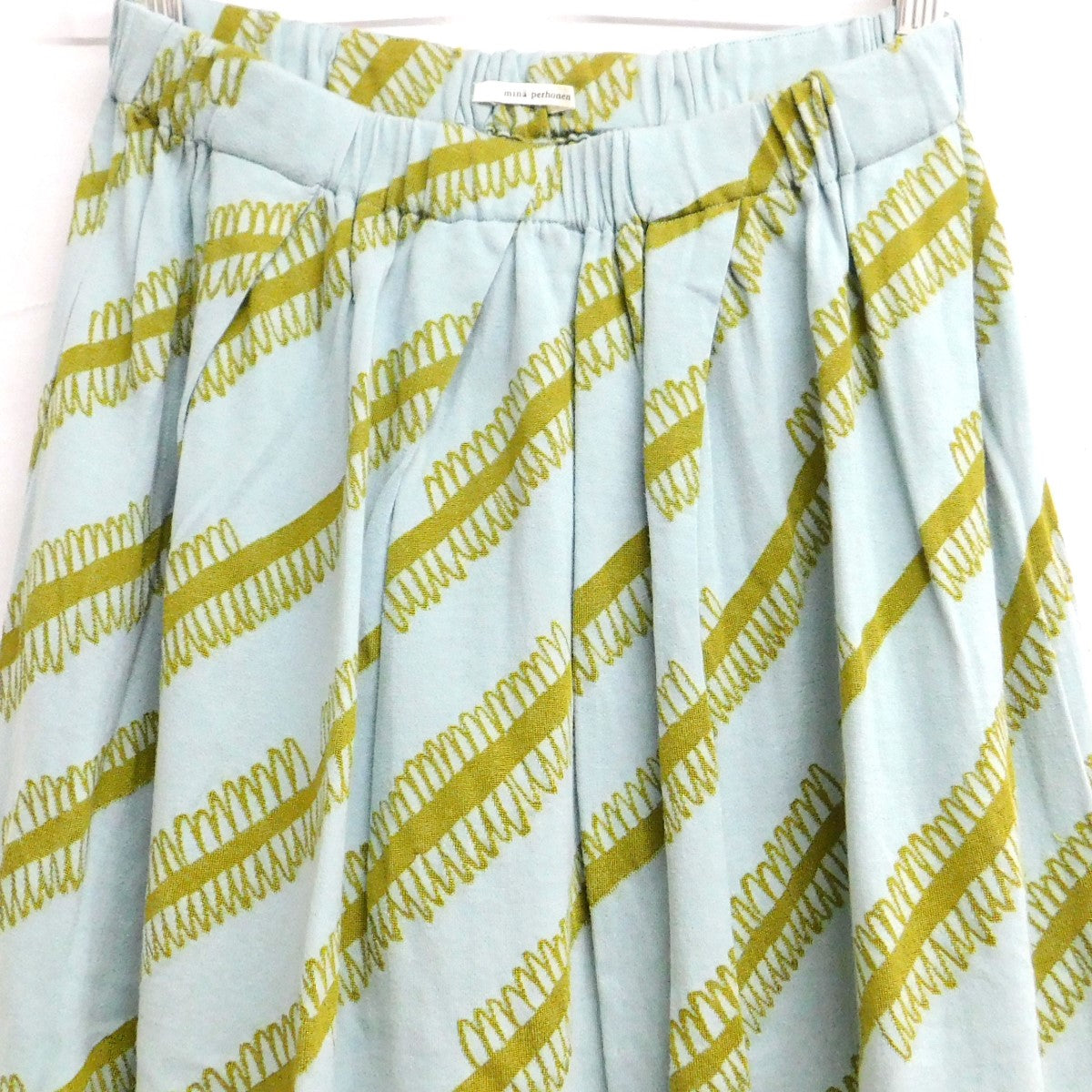 en route カットジャガードバルーンスカート