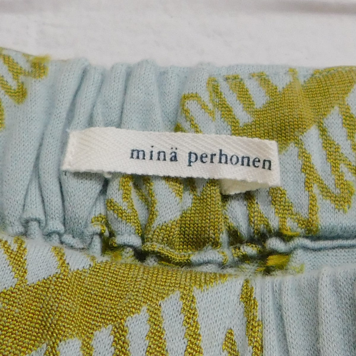 en route カットジャガードバルーンスカート