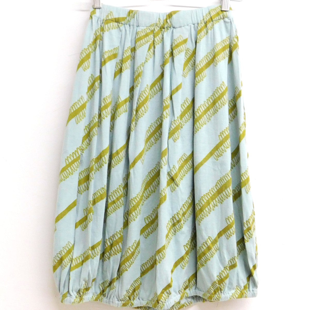 en route カットジャガードバルーンスカート