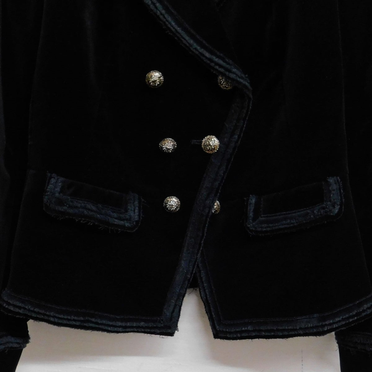 CHANEL ベルベットジャケット P38249V15297 の古着・中古アイテム