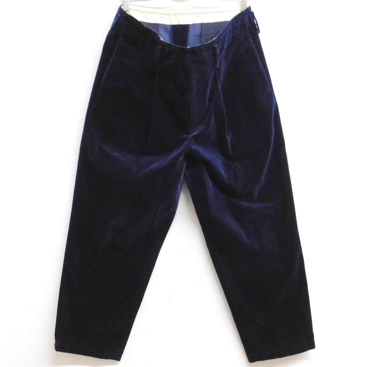 URU(ウル) COTTON VELVET EASY PANTS ベルベットイージーパンツ 21FCV02 ネイビー サイズ  2｜【公式】カインドオルオンライン ブランド古着・中古通販【kindal】