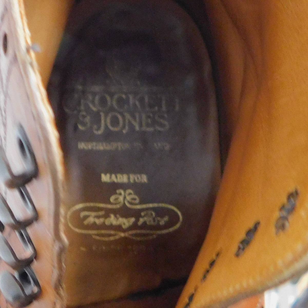 クロケット＆ジョーンズのウィングチップブーツ SKYEです。 Crockett ＆ Jones シューズ 古着・中古アイテム