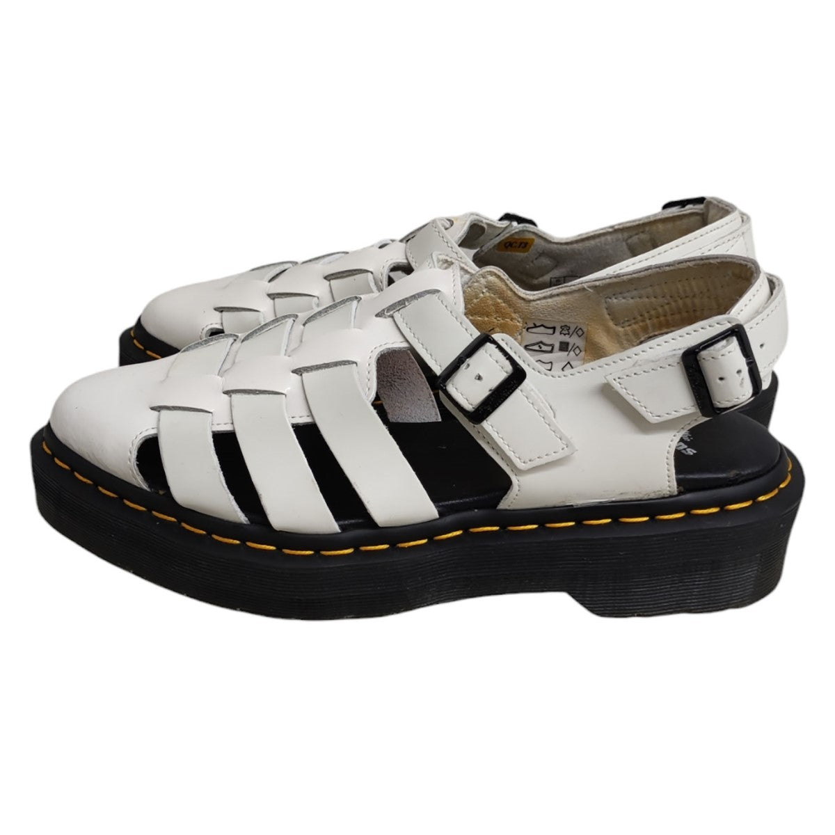 Dr．Martens エナメルコンビストラップサンダル ORIANA 古着・中古-3枚目のアイテム画像