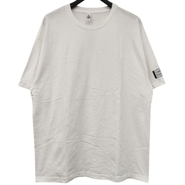 ENNOY(エンノイ) スタイリスト私物 同色反転右胸刺繍 Tシャツ ホワイト