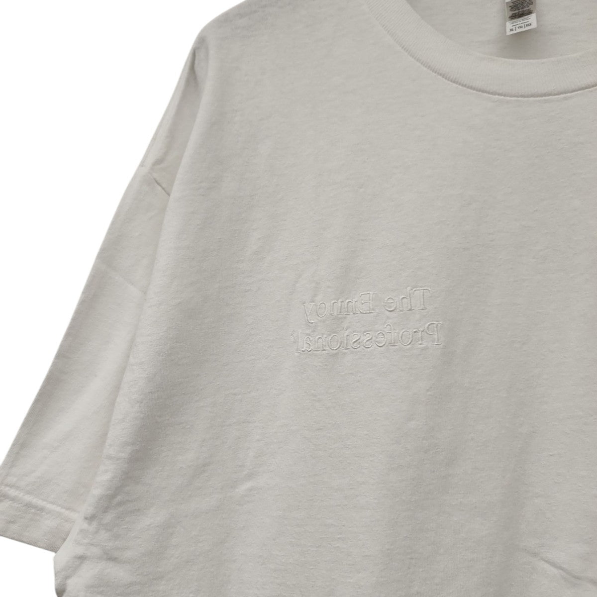 The Ennoy Professional Tシャツ ロゴ同色反転 ENNOY(エンノイ) スタイリスト私物 同色反転右胸刺繍 Tシャツ