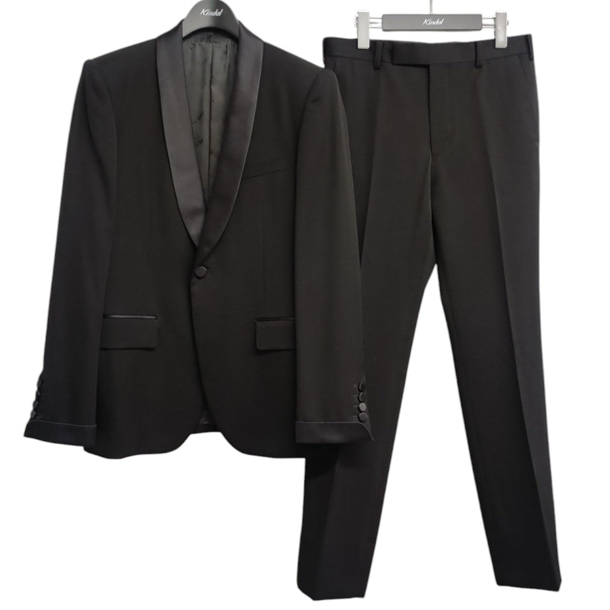 JOHN LAWRENCE SULLIVAN Wool tuxedo jacket Wool tuxedo trousers セットアップ 古着・中古-1枚目のアイテム画像