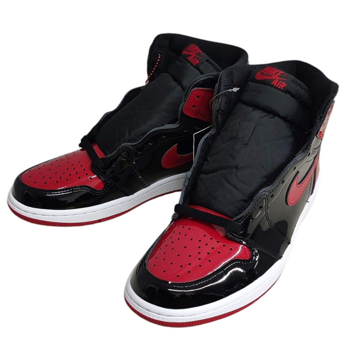 NIKE Air Jordan 1 High OG Patent Bred ハイカットスニーカー 555088-063 古着・中古-2枚目のアイテム画像