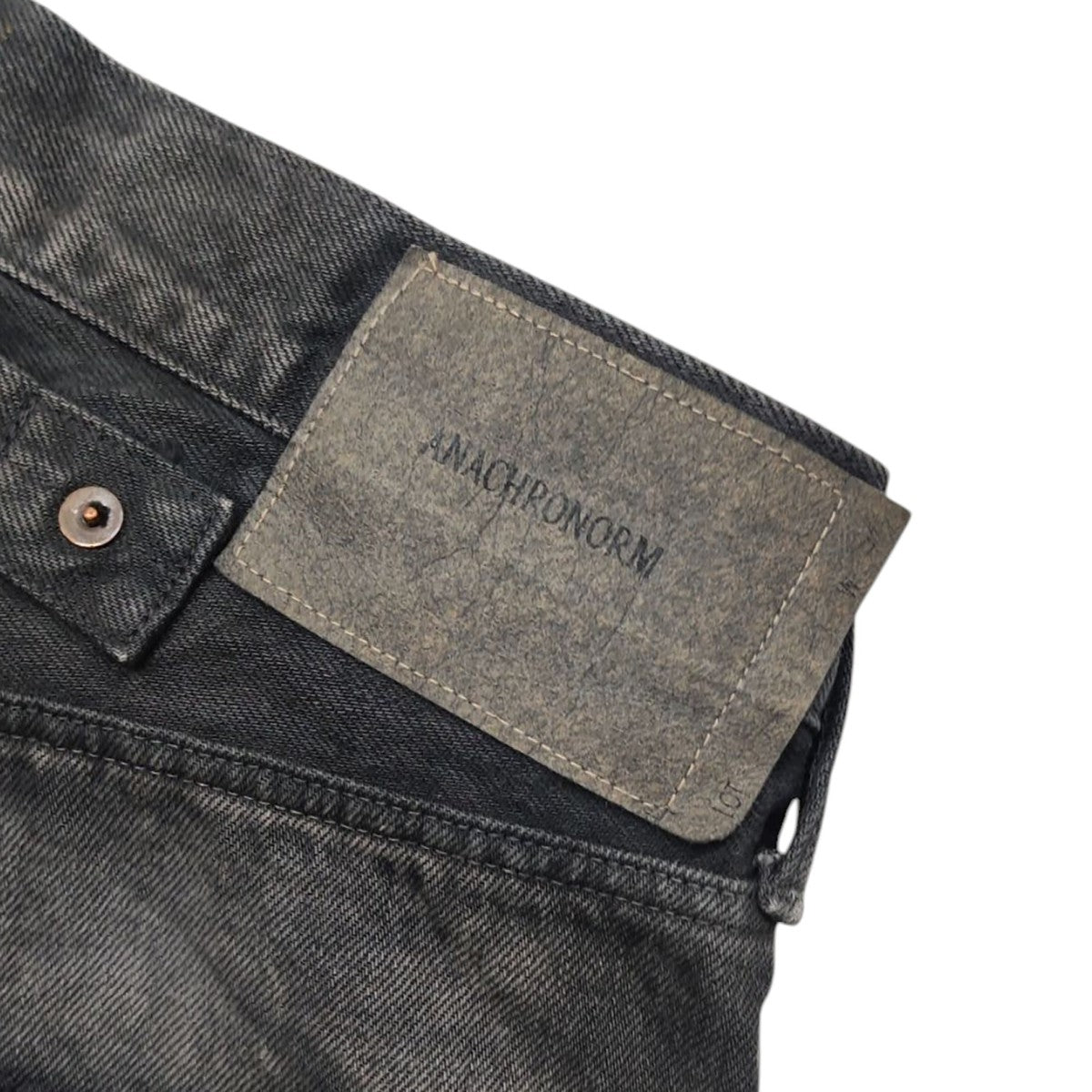 anachronorm STRAIGHT 5P PANTS SULFUR DYE デニムパンツ 古着・中古-14枚目のアイテム画像