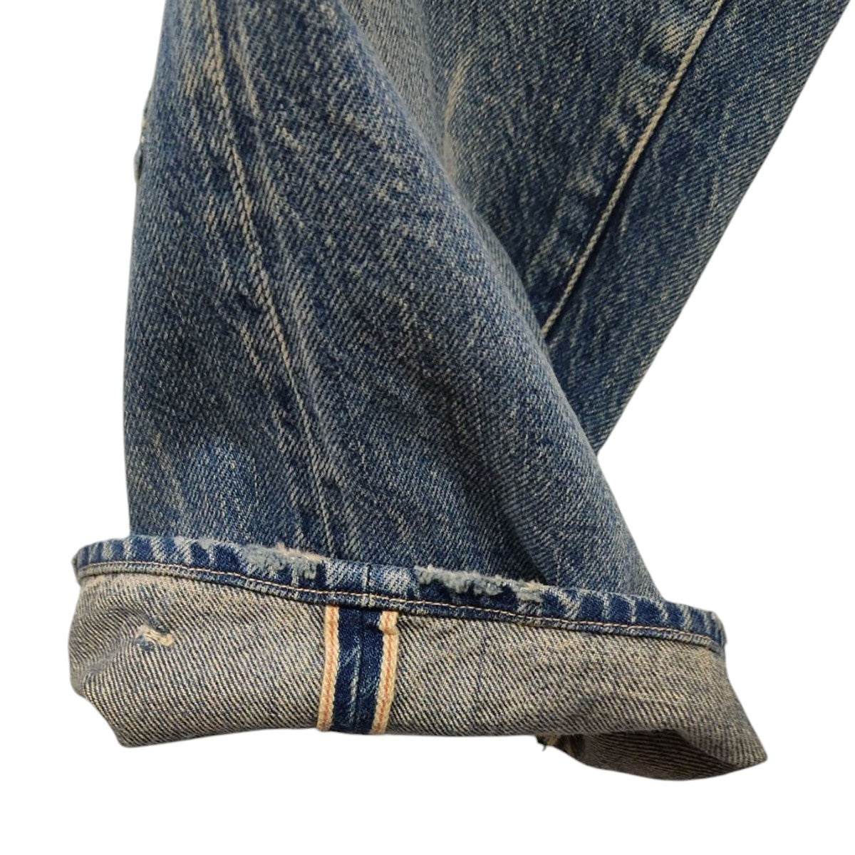anachronorm (アナクロノーム) patchworked denim painter pants
