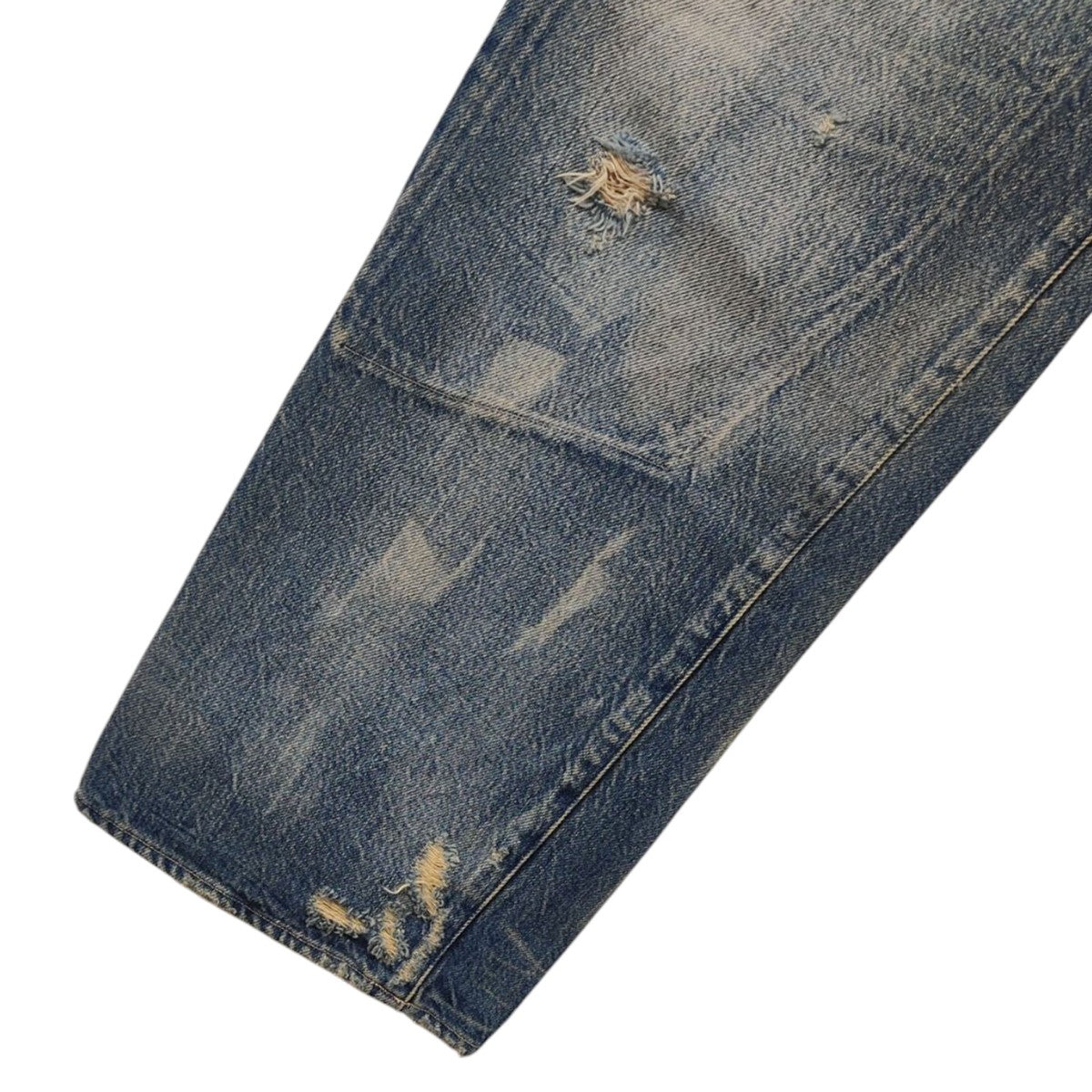 anachronorm (アナクロノーム) patchworked denim painter pants