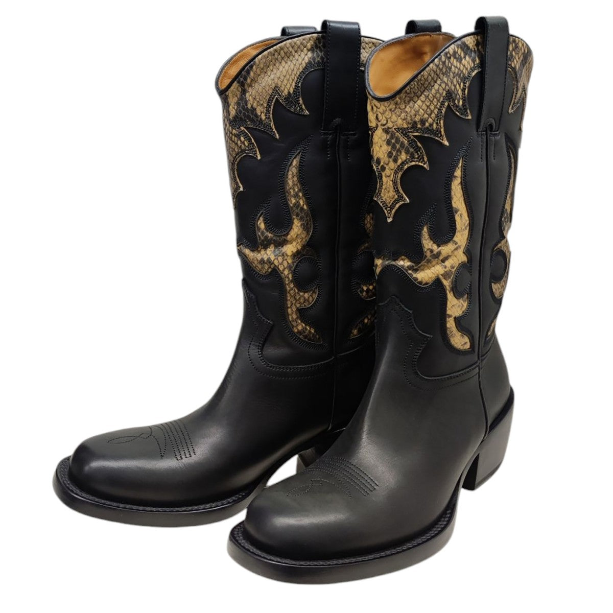 DRIES VAN NOTEN(ドリスヴァンノッテン) レザーカウボーイブーツ DRIES VAN NOTEN(ドリスヴァンノッテン) レザーカウボーイブーツ