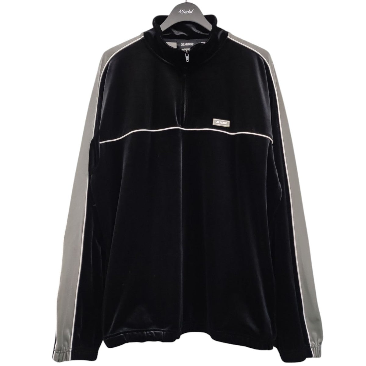 X-LARGE(エクストララージ) VELOUR HALF ZIP JACKET ベロア